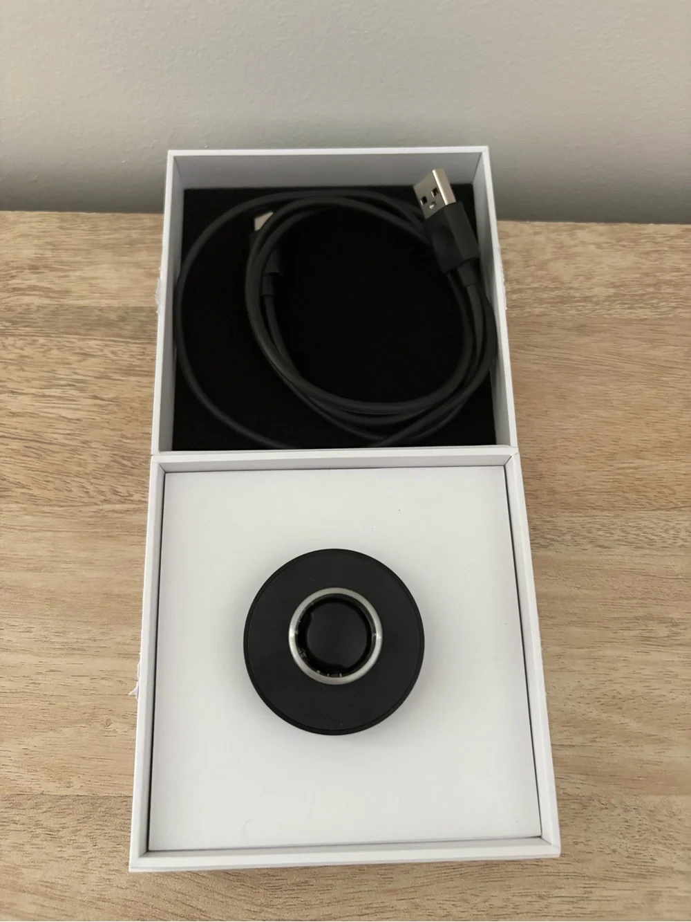 Oura Horizon Ring in Brushed Titanium Gray